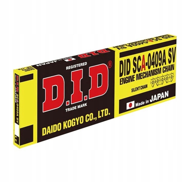 D.I.D ŁAŃCUCHY ŁAŃCUCH ROZRZĄDU MOTO. DID SCA0409SV (ROZKUTY+OGNIWO)