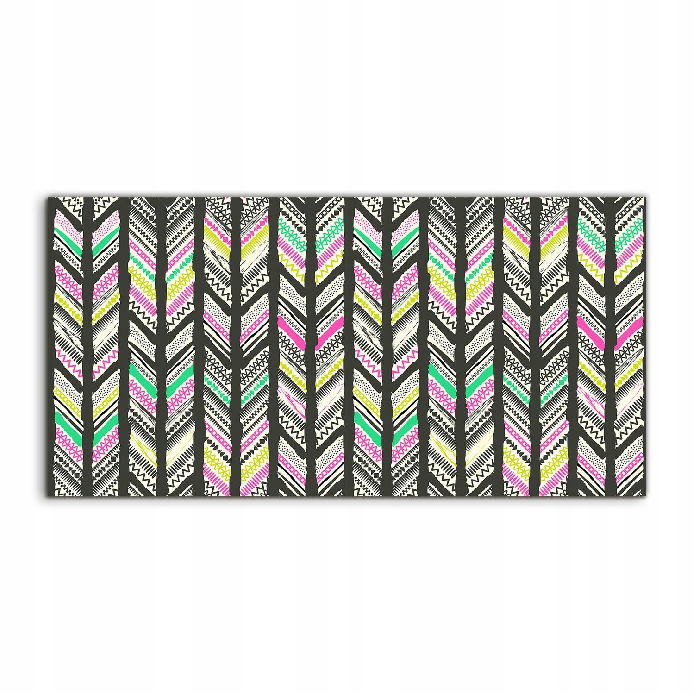 

Obraz akryl 140x70 z grafiką Jodła Plemię Sztuka