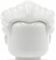 

Lego włosy figurki męskie, białe, krótkie 64798