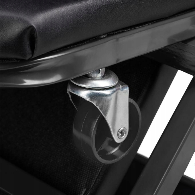 LEŻANKA WARSZTATOWA SIEDZISKO Czerwony WÓZEK 6 KÓŁ POD SAMOCHÓD STAL Kod producenta 10033759