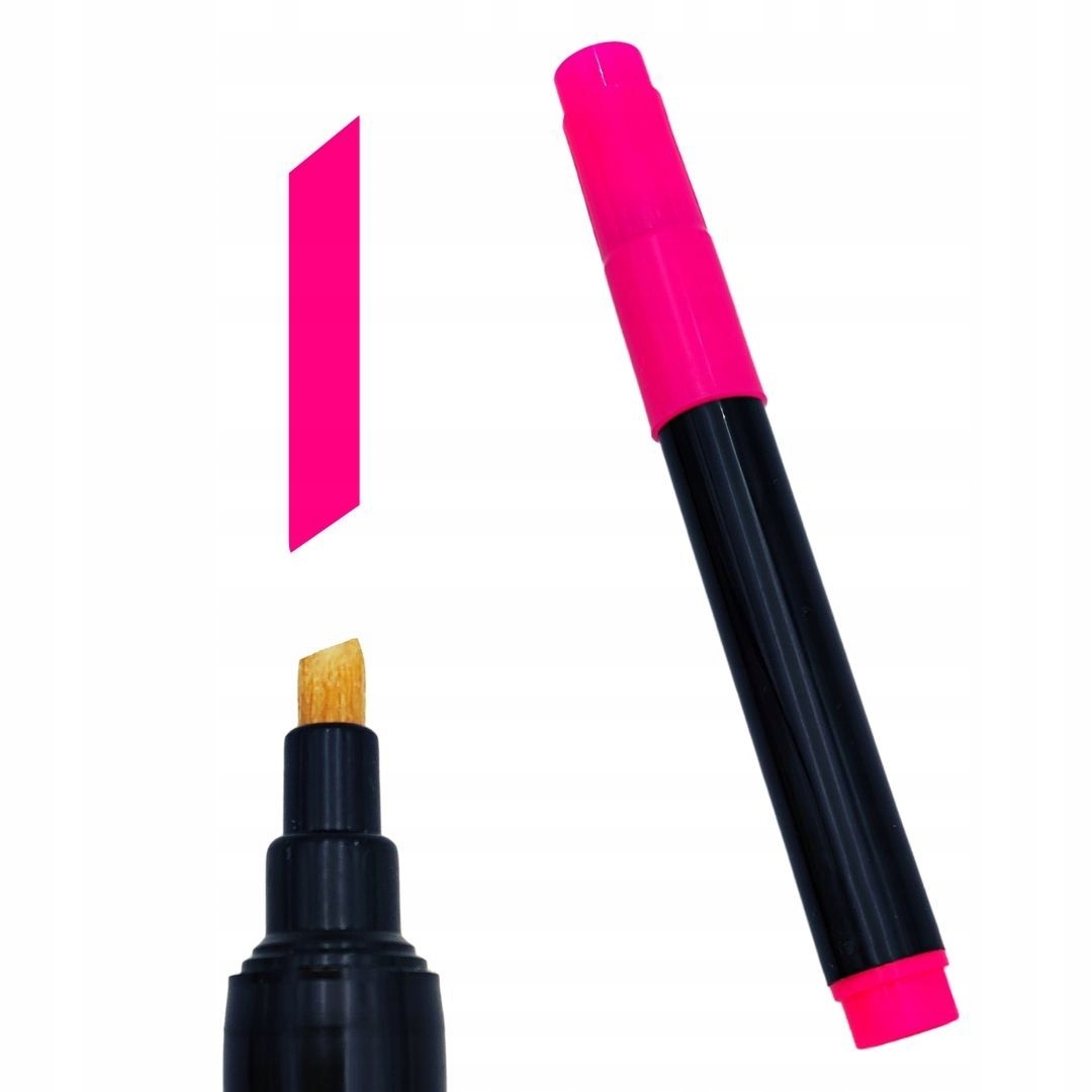 

Marker do czarnych tablic i cenówek,etykiet-różowy