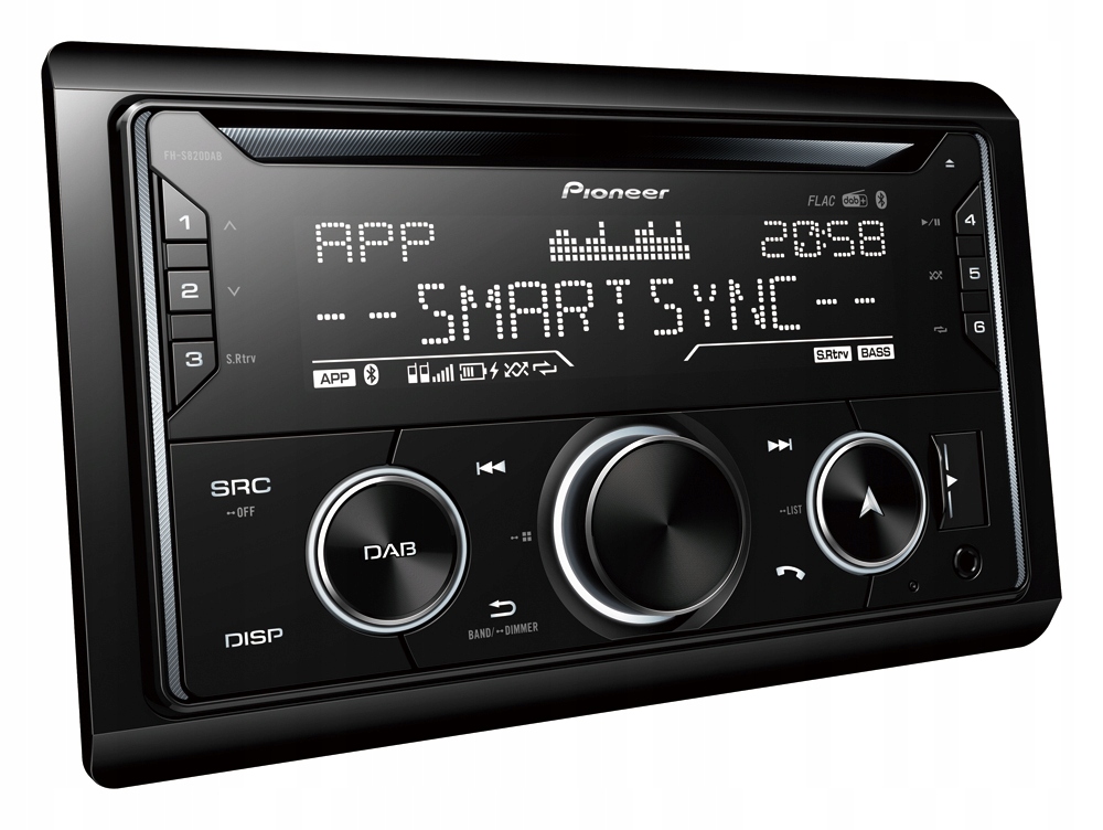 Pioneer FH-S820DAB Autorádio 2DIN CD Dab+ Bluetooth VarioColor