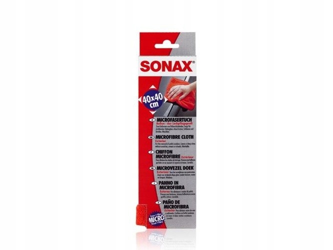 

Sonax Ściereczka z mikrofibry na zewnątrz