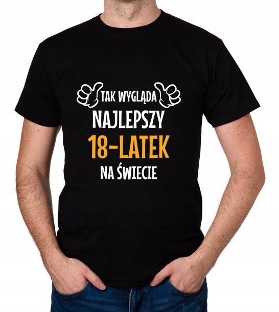 

koszulka Najlepszy 18-LATEK 18 Urodziny