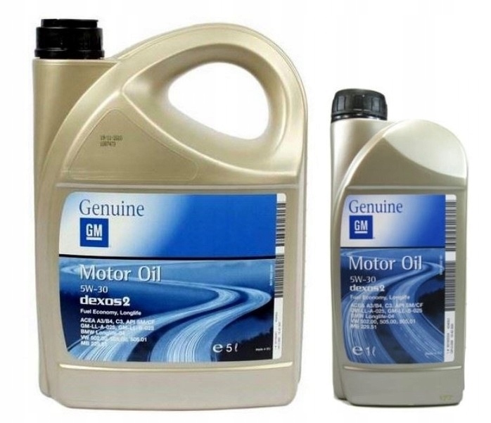 

Olej silnikowy Gm MotorOil 6L 5W-30