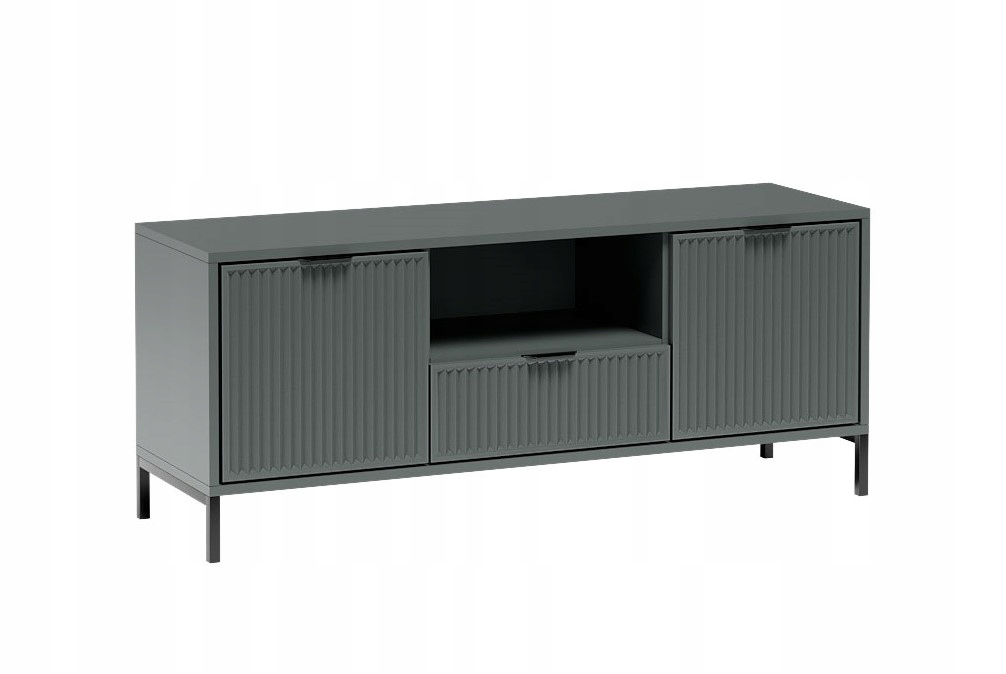 Stylová moderní Rtv komoda Malaga 135 LS-3 do obývacího pokoje Kancelář na nožičkách