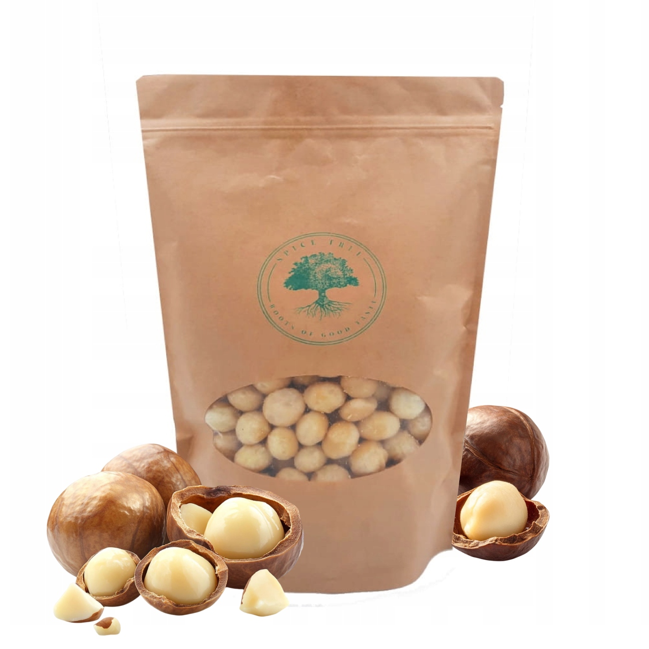 Orzechy macadamia (makadamia) Cały orzech, jakość Premium 1KG od Spice Tree