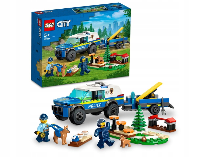 Lego City Szkolenie Psów Policyjnych W Terenie Zestaw 60369