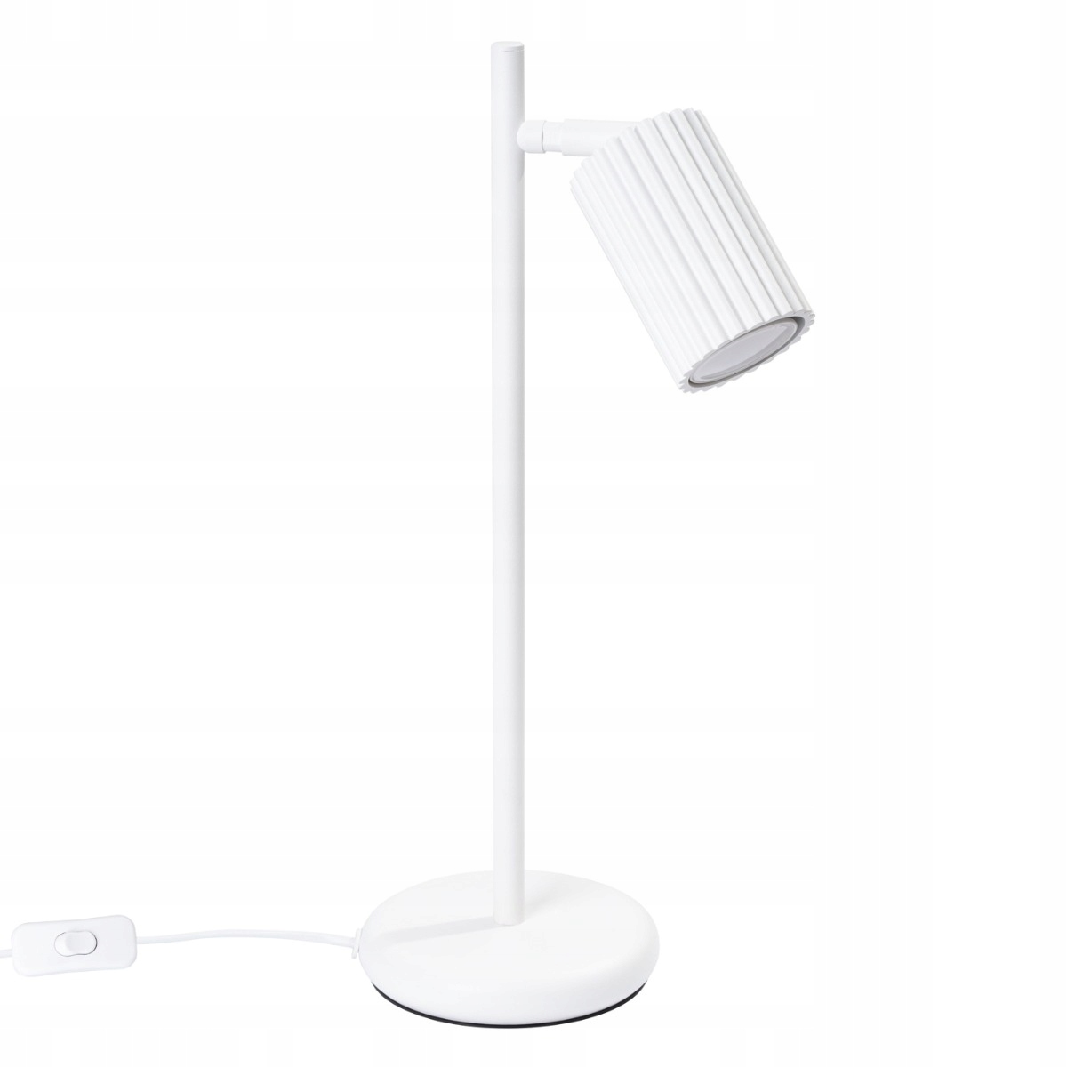 Sollux Lighting Stolná lampa Karbon Biela GU10 Max 10W Pohyblivá