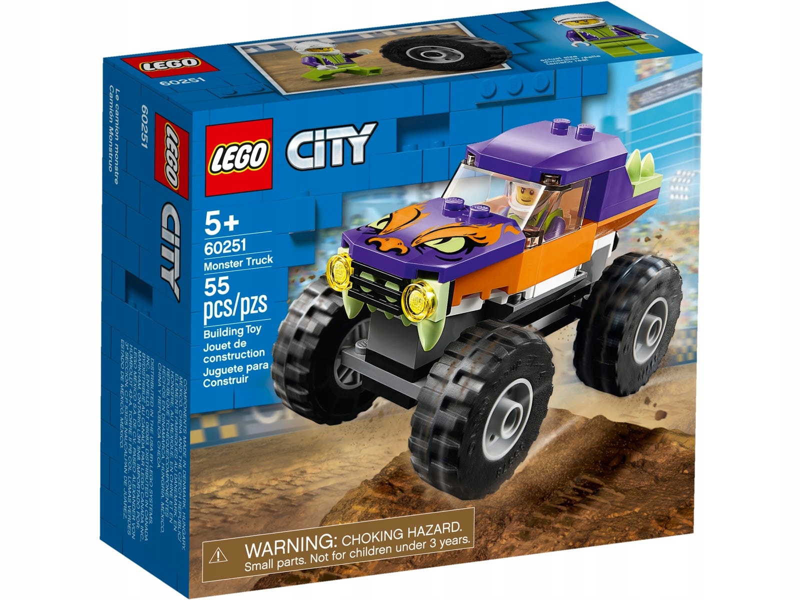 Lego 60251 City Monster truck Pick-Up terenówka kaskader
