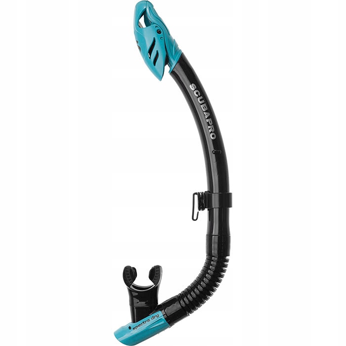 Fajka Scubapro Spectra Dry czarno-turkusowa