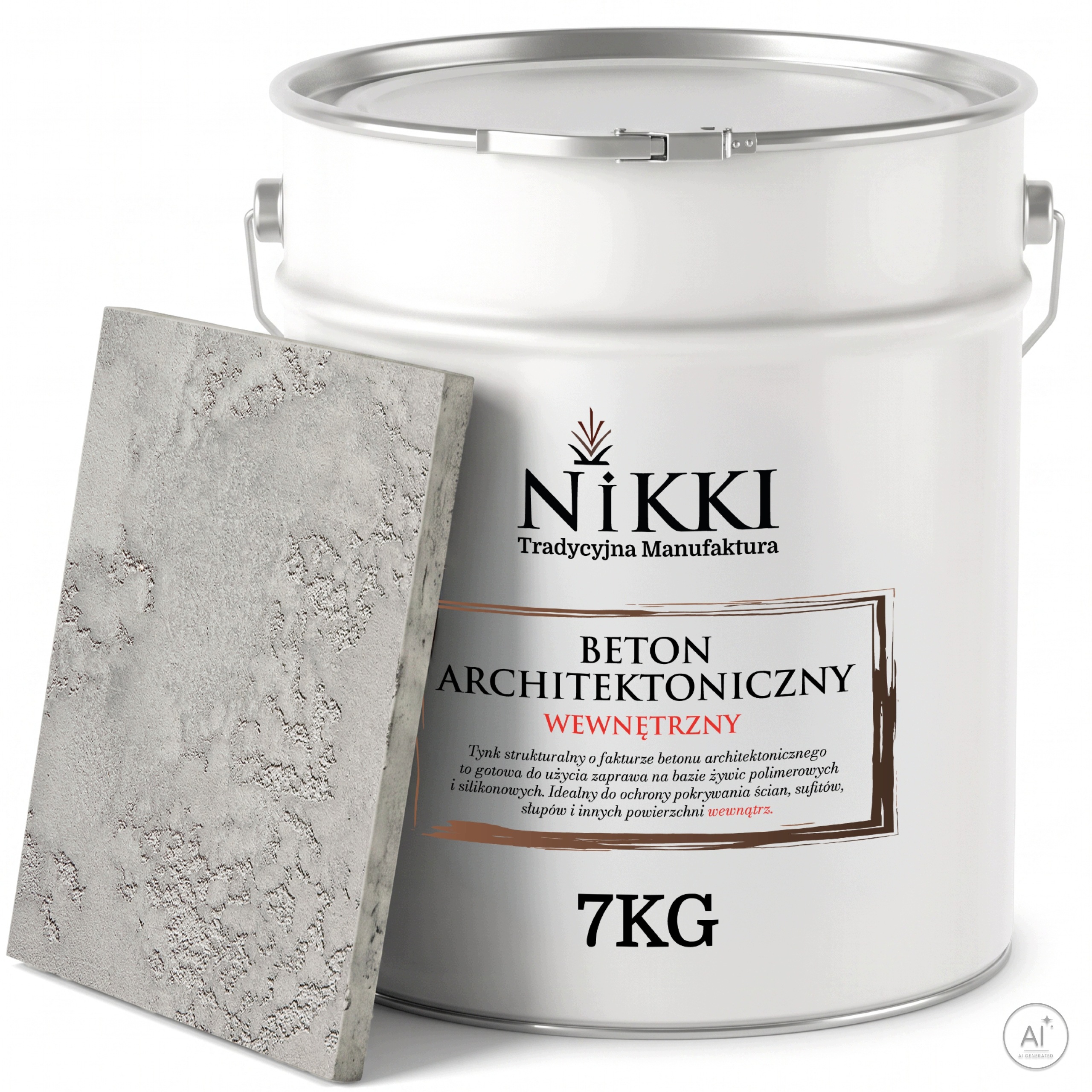 Dekorativní architektonický beton vnitřní 7 kg šedý přírodní F275 Uv