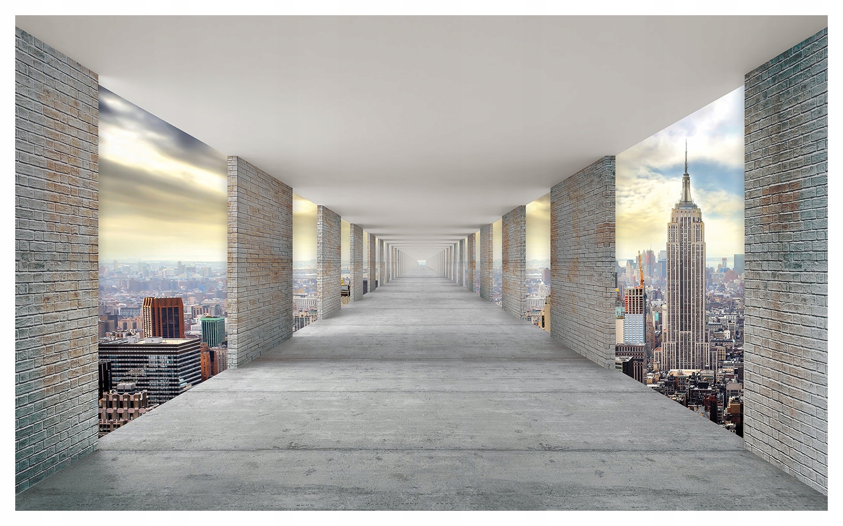 Fototapeta Perspektiva Empire State Building chodba 254x184 lepidlo