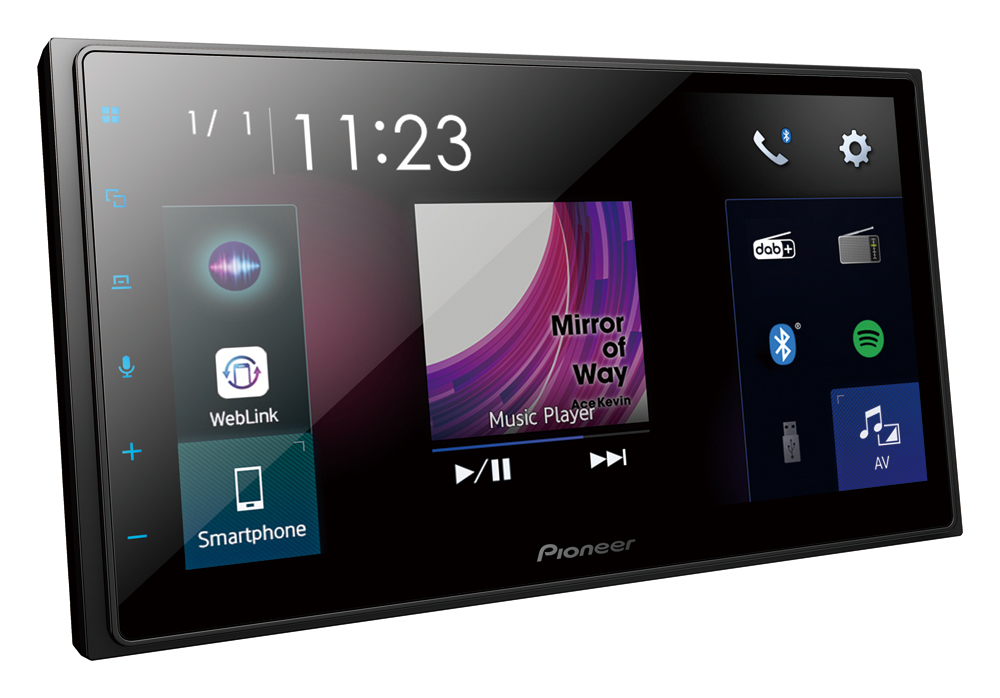 Pioneer SPH-DA250DAB Autorádio 2DIN Android CarPlay Zelená Hora