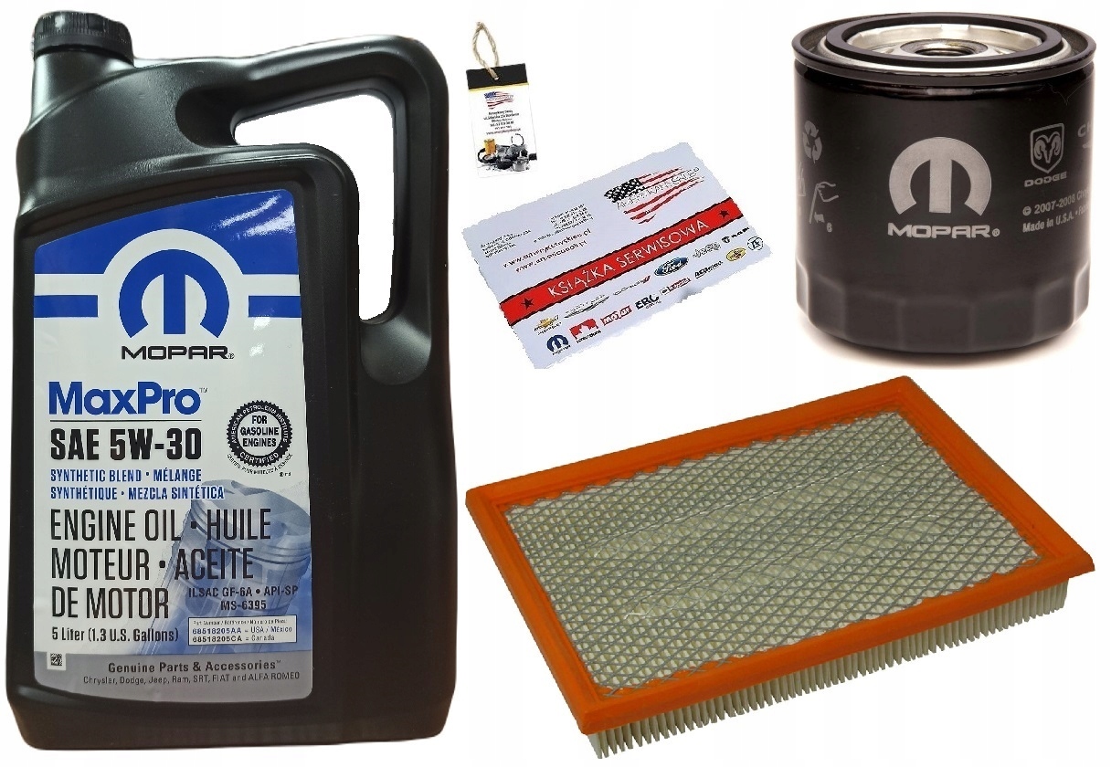 MOPAR 5W30 + FILTRY CHRYSLER CONCORDE 2,7 98-03