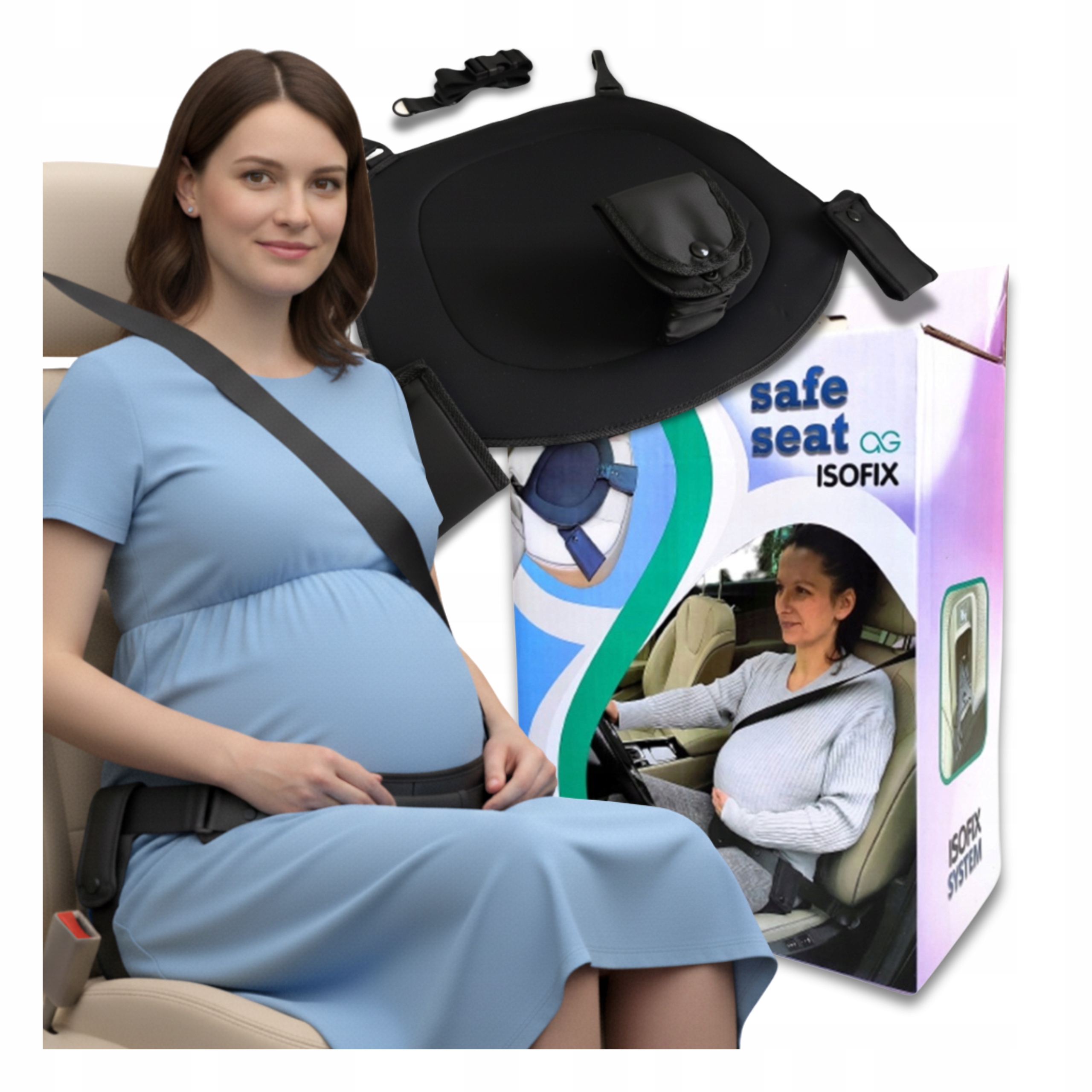 Adapter do pasów w ciąży Safe Seat Isofix System Ag Premium