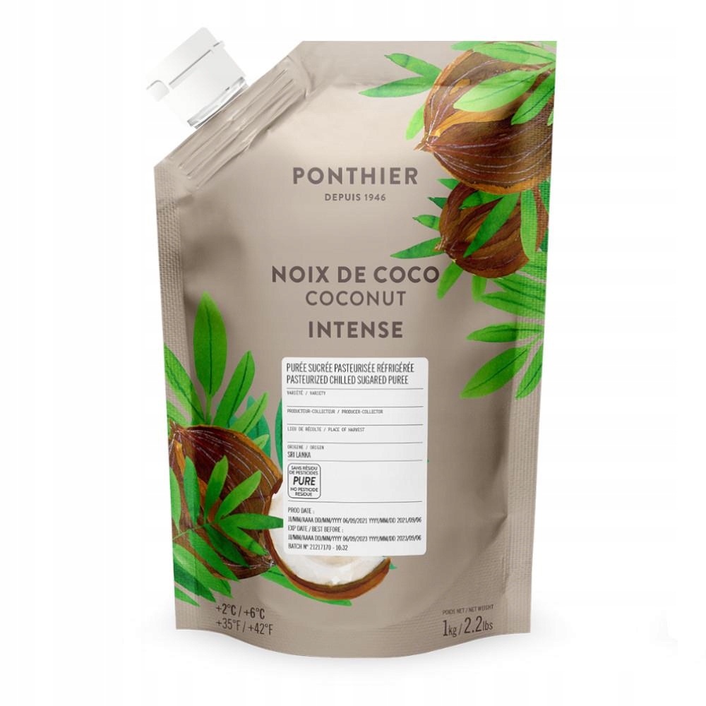 Levně Pyré kokosové chlazené 1 kg Ponthier