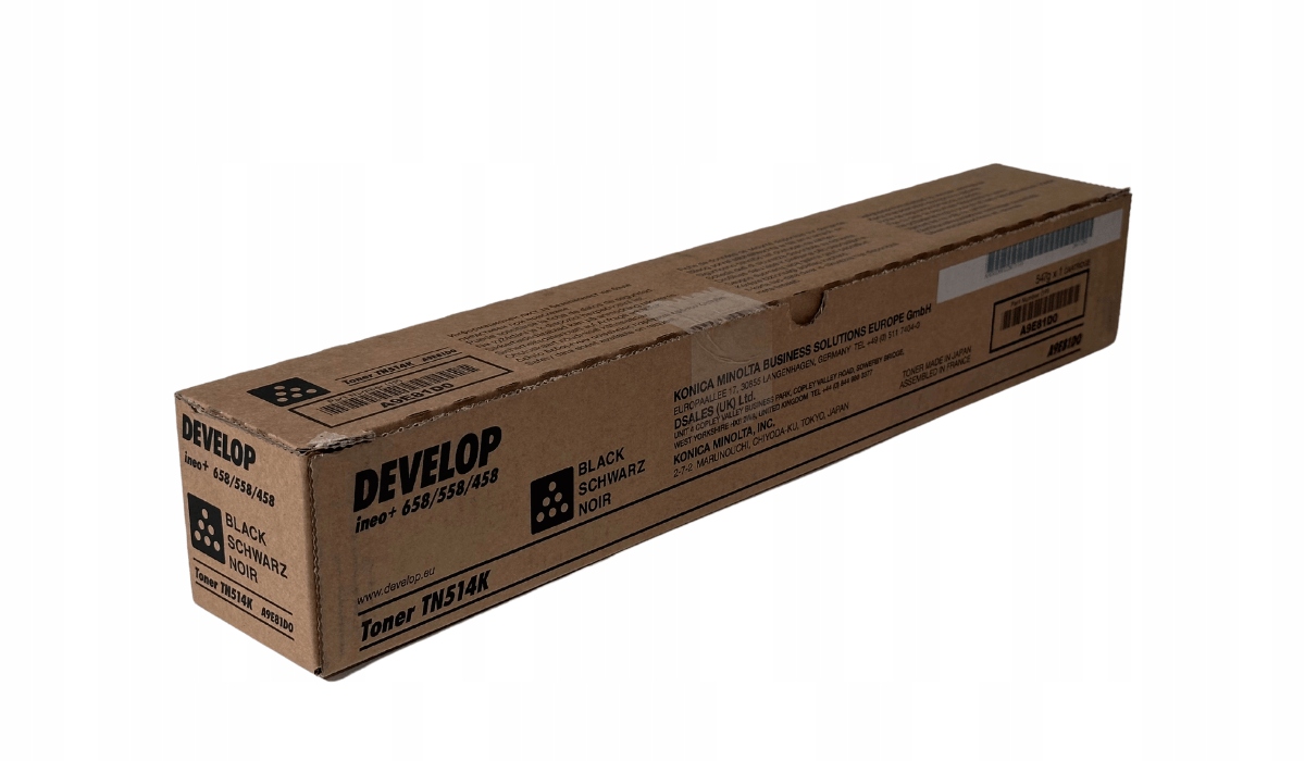 Toner Develop TN-514 A9E81D0 K Originál Black Ineo+ 458 Ineo+ 558 Ineo+ 658
