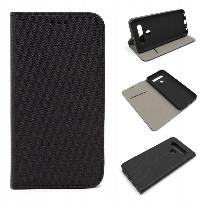 

Etui Smart Magnet do Lg K41S K51S czarne +szkło