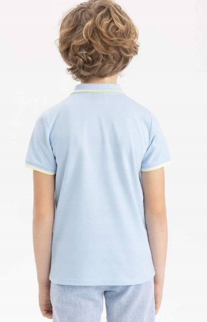 DEFACTO KOSZULKA CHŁOPIĘCA NIEBIESKA 128-134CM P6A Marka Defacto