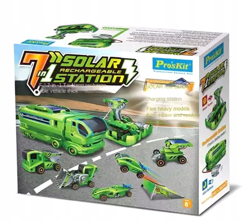 KONŠTRUKČNÁ SADA pre chlapca 7-ročného chlapca SOLÁRNY ROBOT 7v1 Zaujímavá hračka