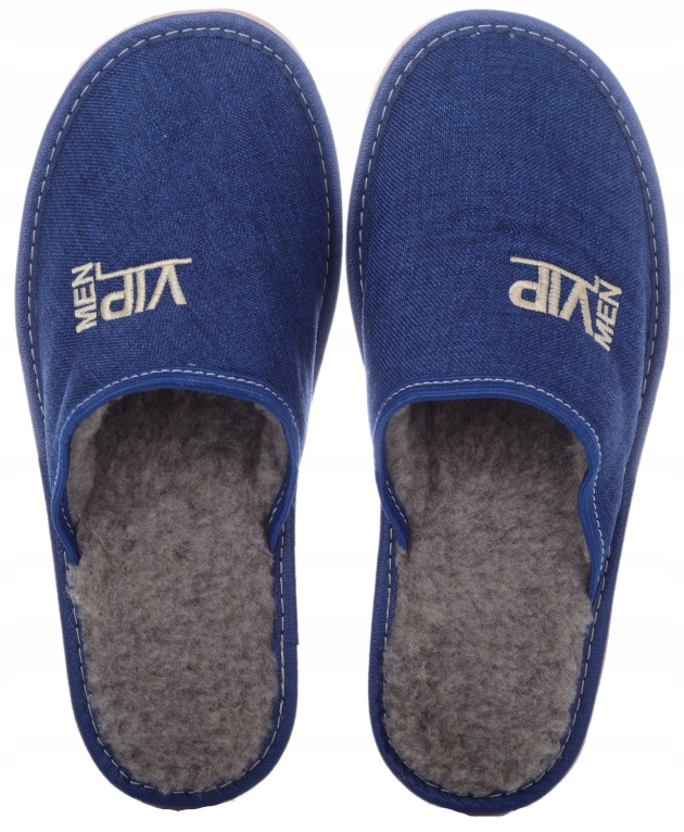 KAPCIE OCIEPLANE PANTOFLE MĘSKIE KLAPKI LACZKI 40