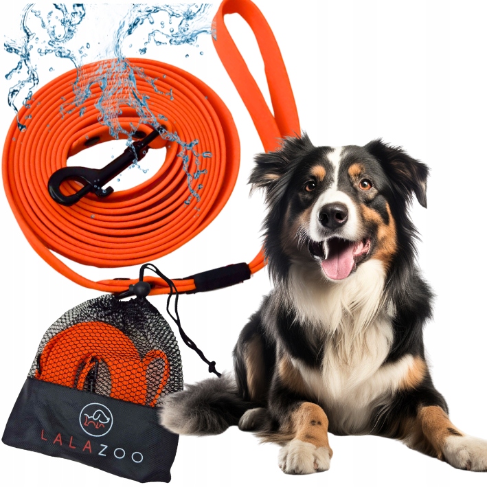 Levně Tréninkové lano Vodítko voděodolné Pvc 10M orange