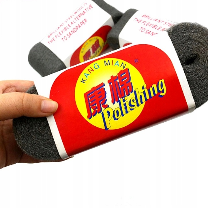 WEŁNA STALOWA DO POLEROWANIA METALU CHROM POLERKA EAN (GTIN) 5905280114766