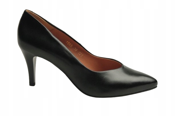 Dámské lodičky Eska 1965 vel.37 Černá kůže Lico