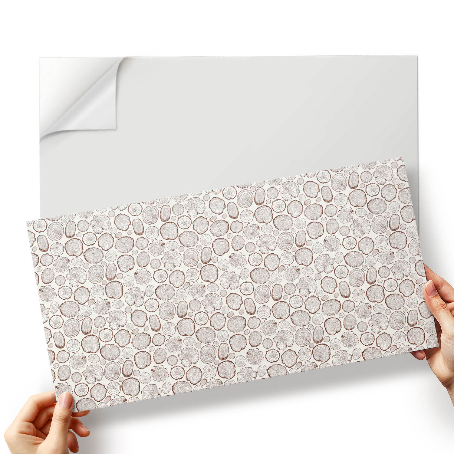 Sada vinylových dlaždic s motivem do kuchyně Lesní vazby 10x40x20 cm
