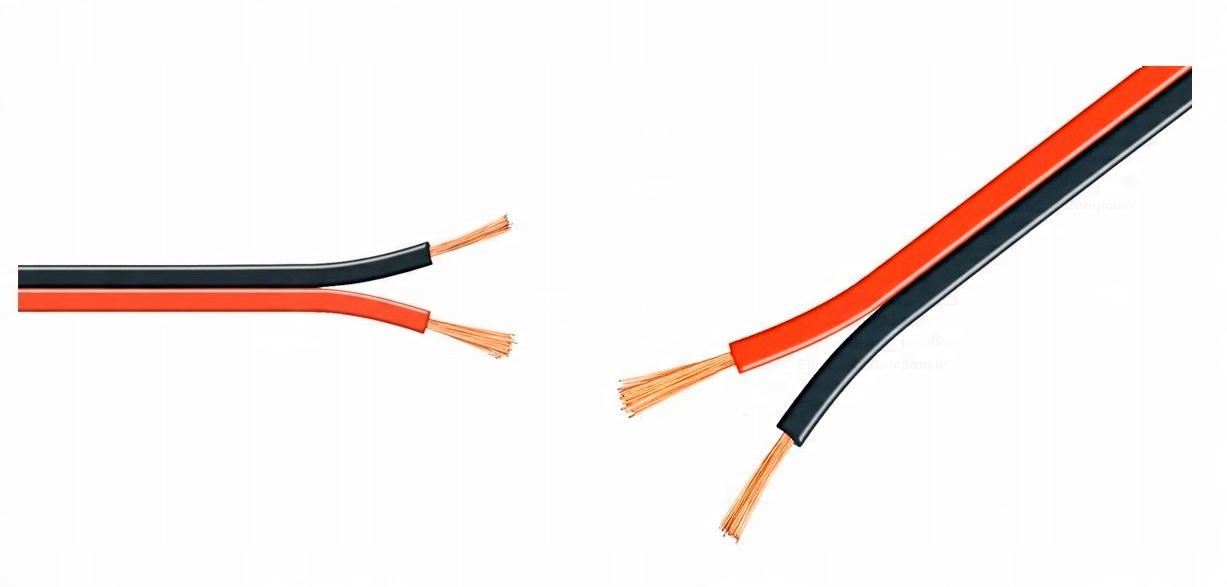 

Kabel Głośnikowy Cca 2 x 0,35mm Czarno Czerwony