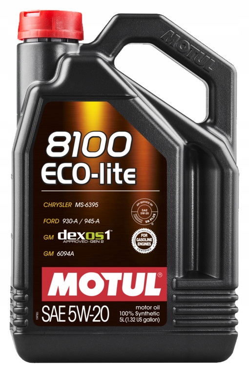 

Motul 8100 Eco-lite 5W20 5L DEXOS1 Ford Fiat