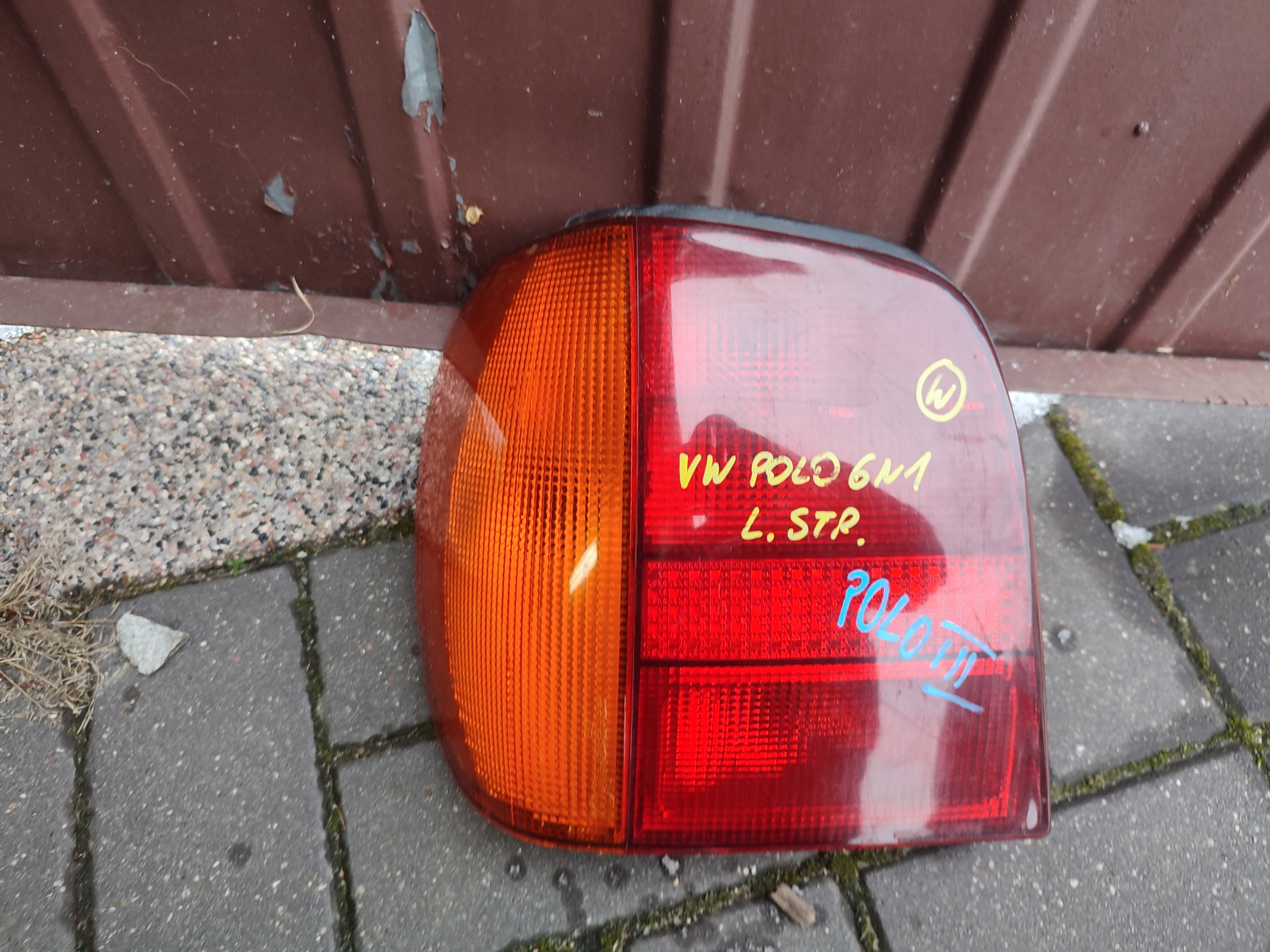 light left rear part Volkswagen polo III