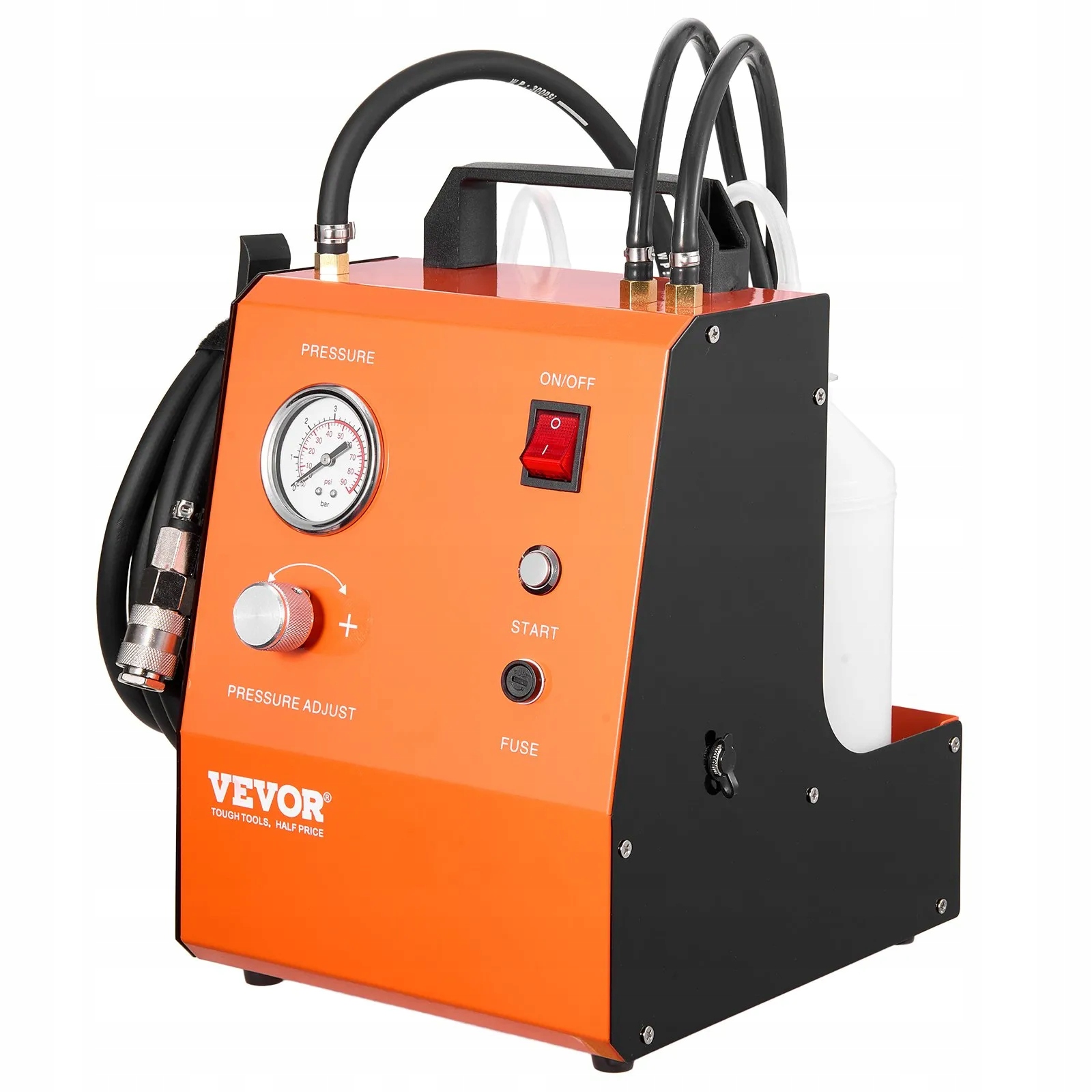 Elektrický odvzdušňovač bŕzd 220 V s manometrom, sada