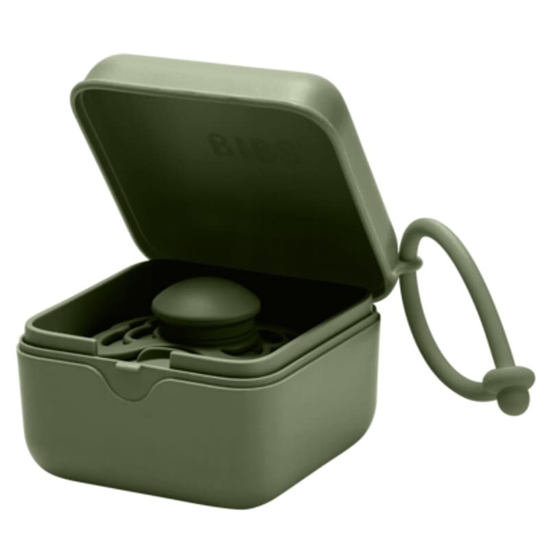 Bibs Pudełko ochronne Na Smoczek Etui Pojemnik 2W1 GREEN Stan opakowania oryginalne