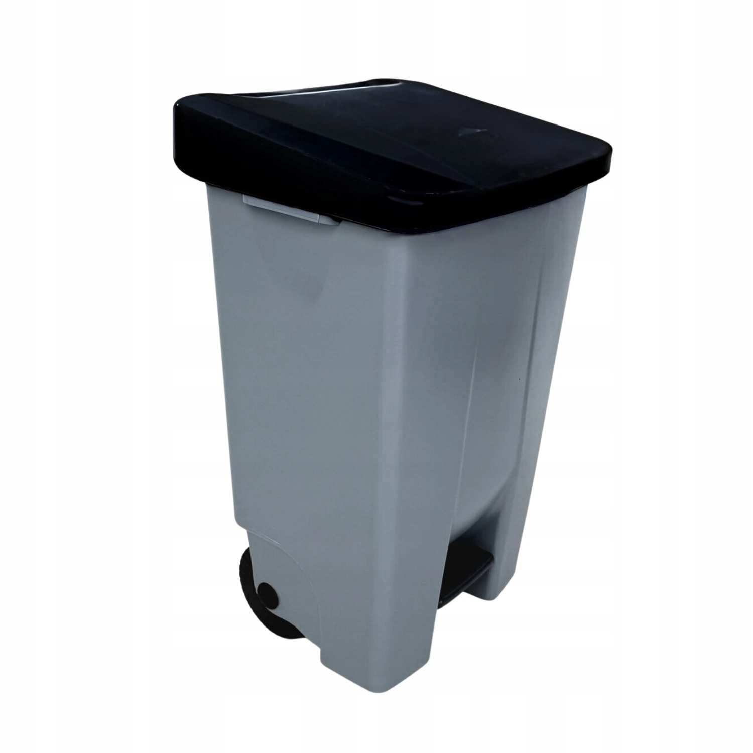 Denox nášľapný odpadkový kôš na triedený odpad 80 L, čierne veko, plastový s