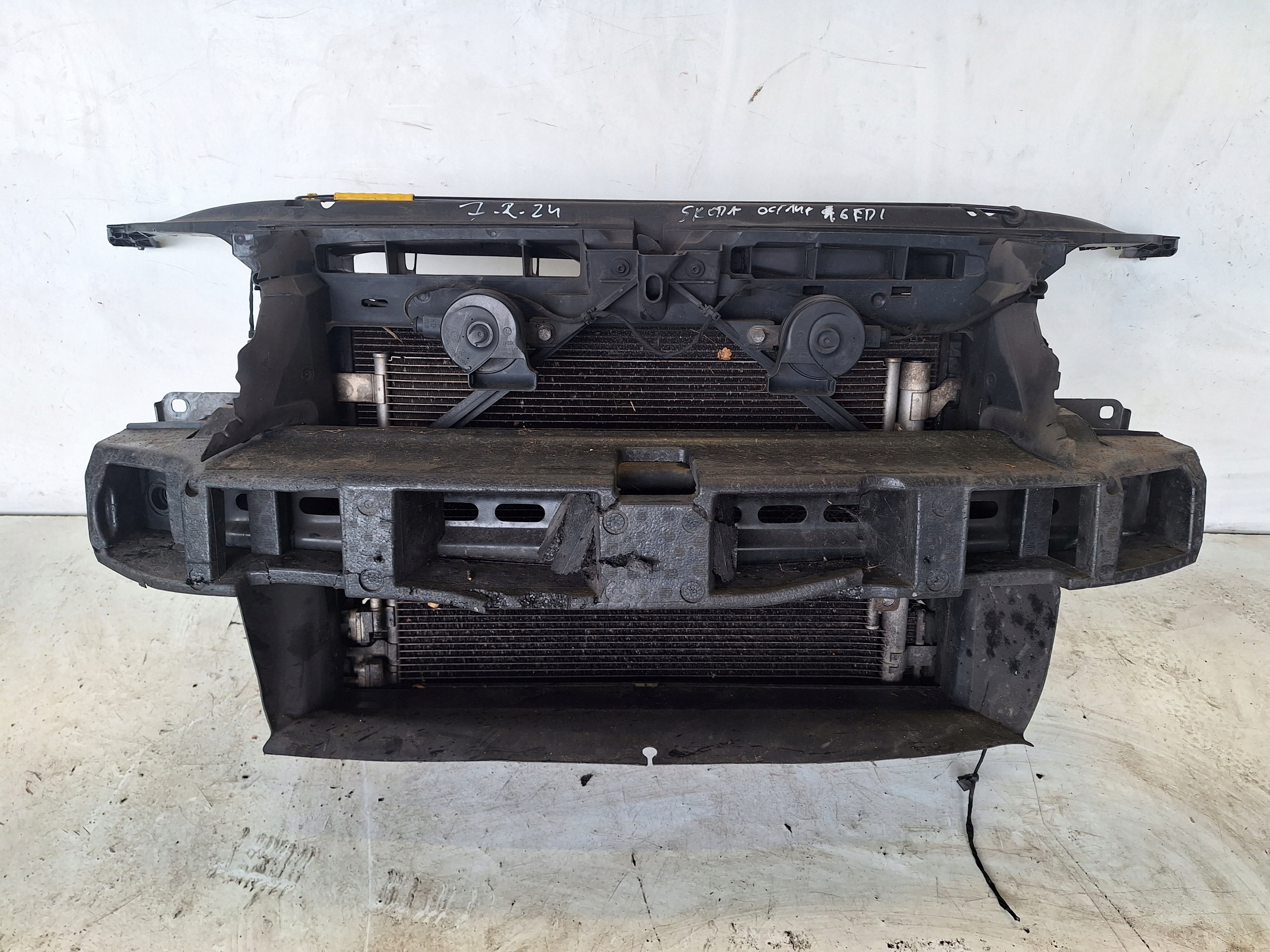SKODA OCTAVIA III 13-17 support panel for radiators 1.6 TDI CR