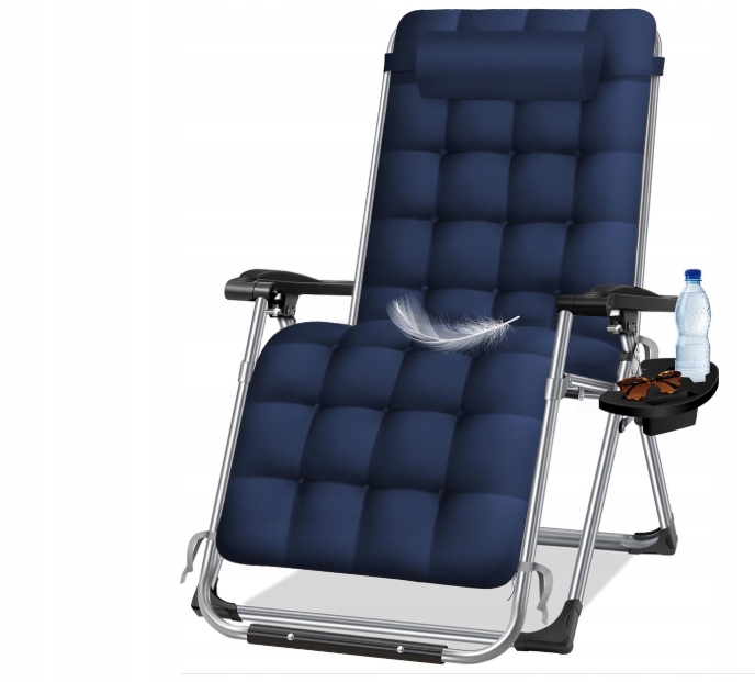 Ležadlo z hliníka modré Kesser