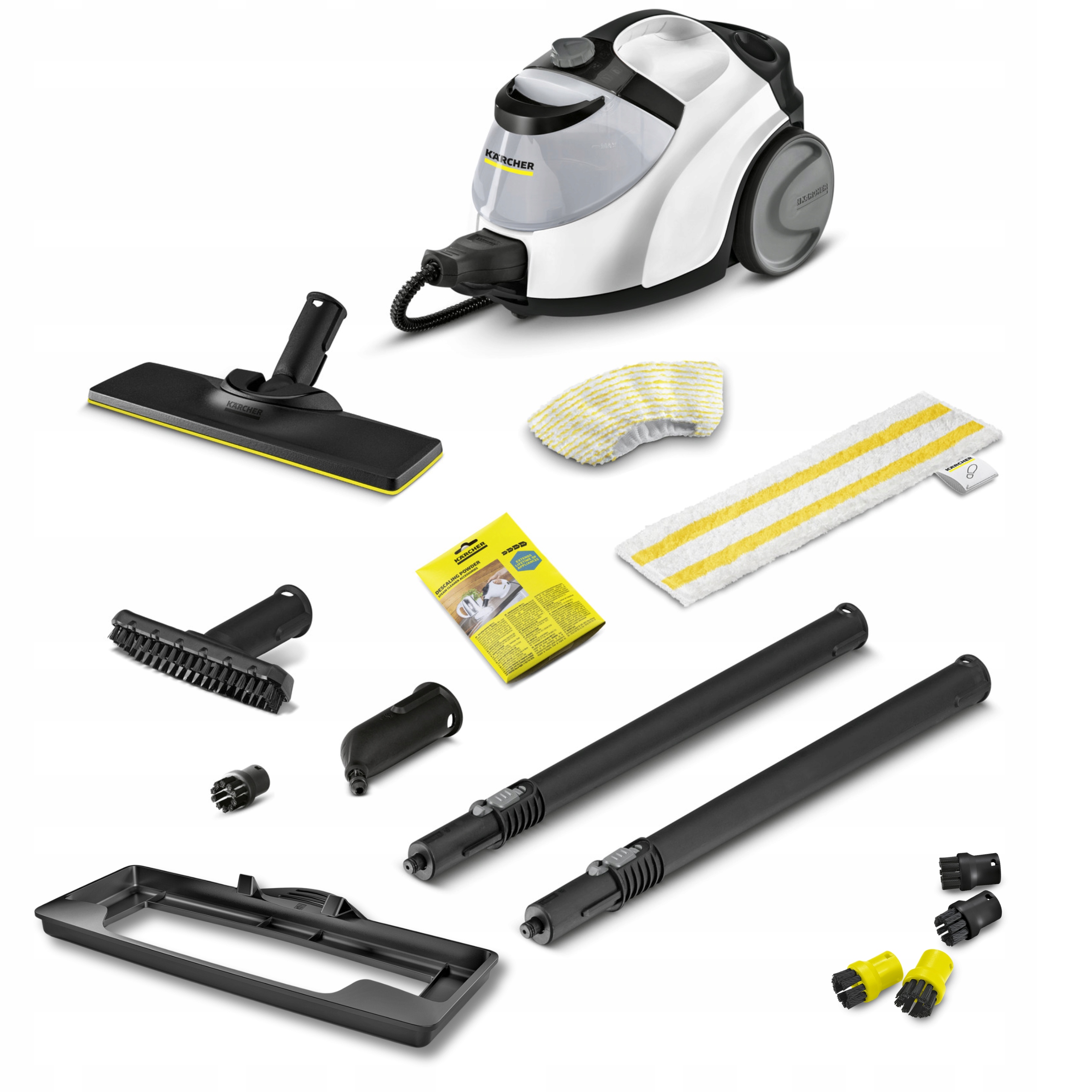 MYJKA PAROWA KARCHER SC5 EasyFix 2200W + NAKŁADKA DO DYWANÓW + SZCZOTECZKI
