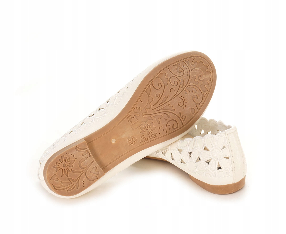 BALERINY DZIECIĘCE EVE-4871-BIA R34 Kolor biały