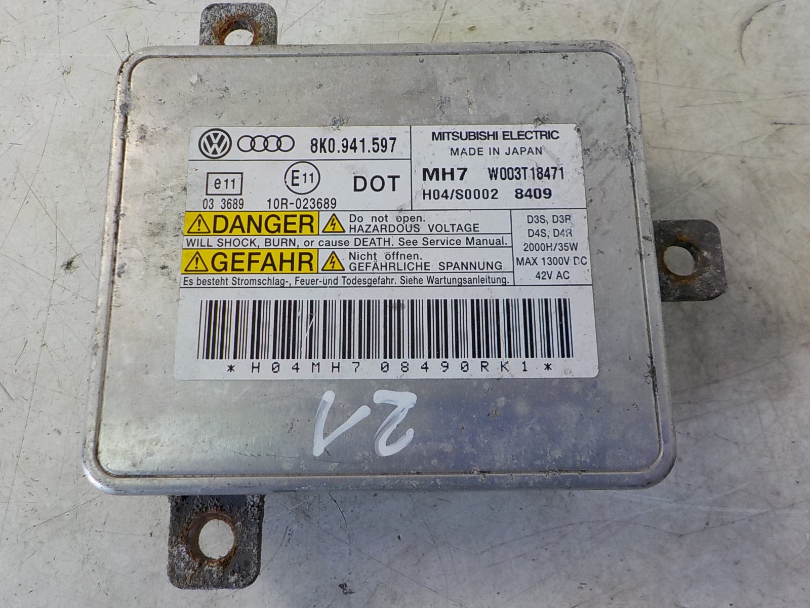 AUDI A6 C6 control unit XENON 8K0941597