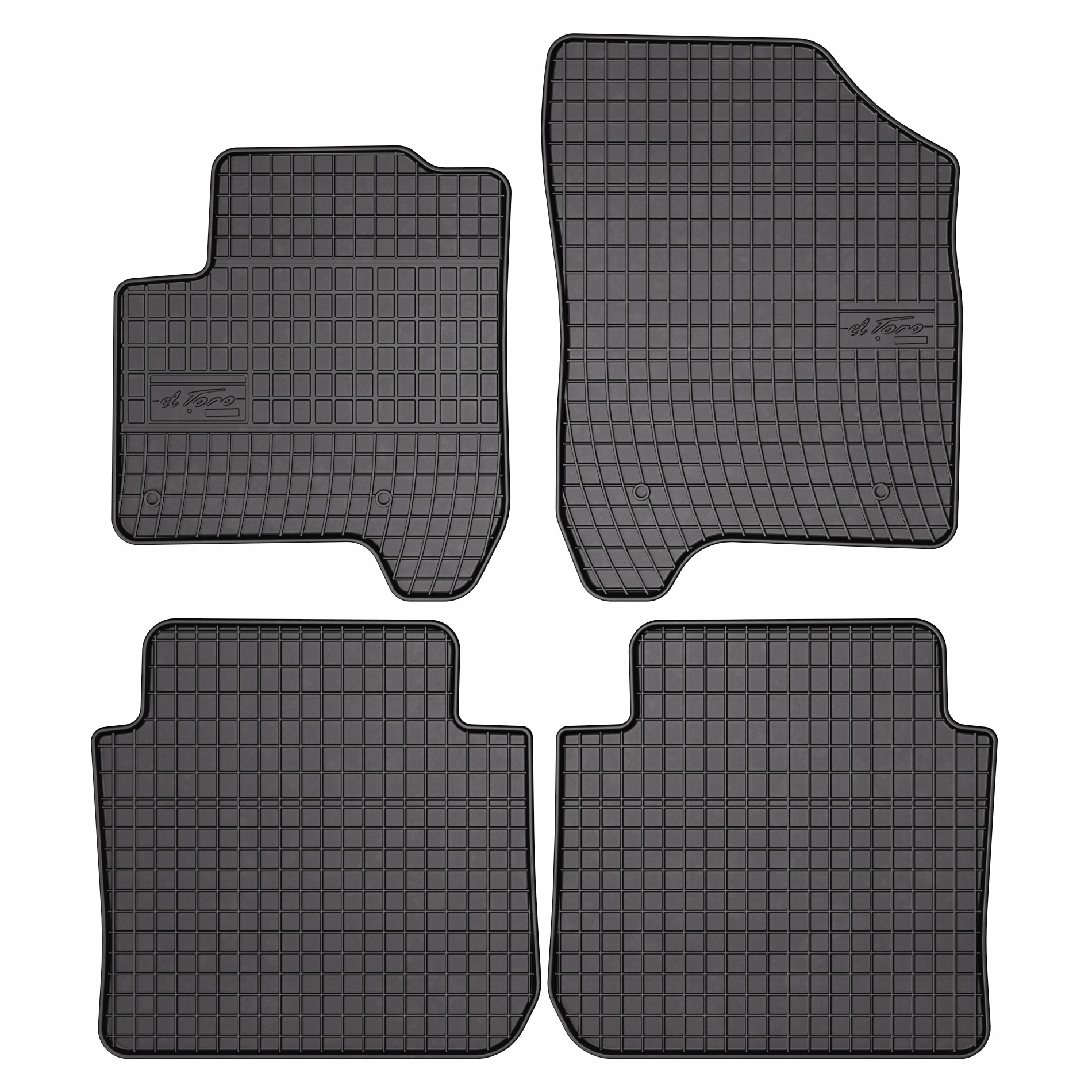 Dywaniki gumowe Frogum elToro do Citroen C3 Picasso 2008-2017 kpl. 4 szt.