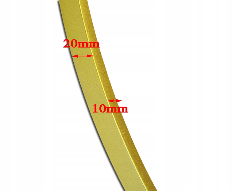 LUSTRO ZŁOTE OKRĄGŁE 50 WĄSKA ALUMINIOWA RAMA LOFT Wysokość 500 mm