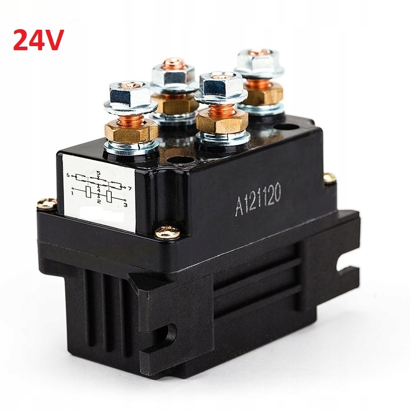 Przekaźnik zintegrowany solenoid wyciągarki 24V wyciągarka 500A