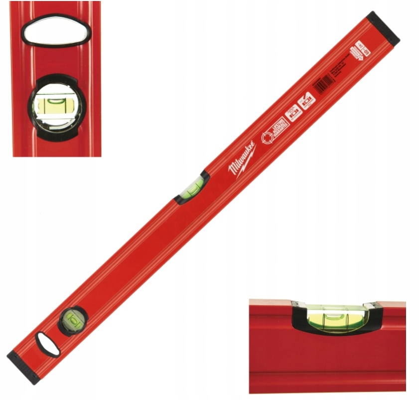 

Milwaukee poziomica Slim aluminiowa 80cm 2 libelle