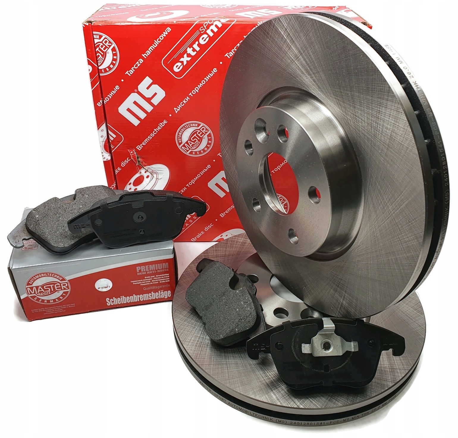 ДИСКИ И КОЛОДКИ ПЕРЕДНИЙ MASTER SPORT FORD S-MAX WA6