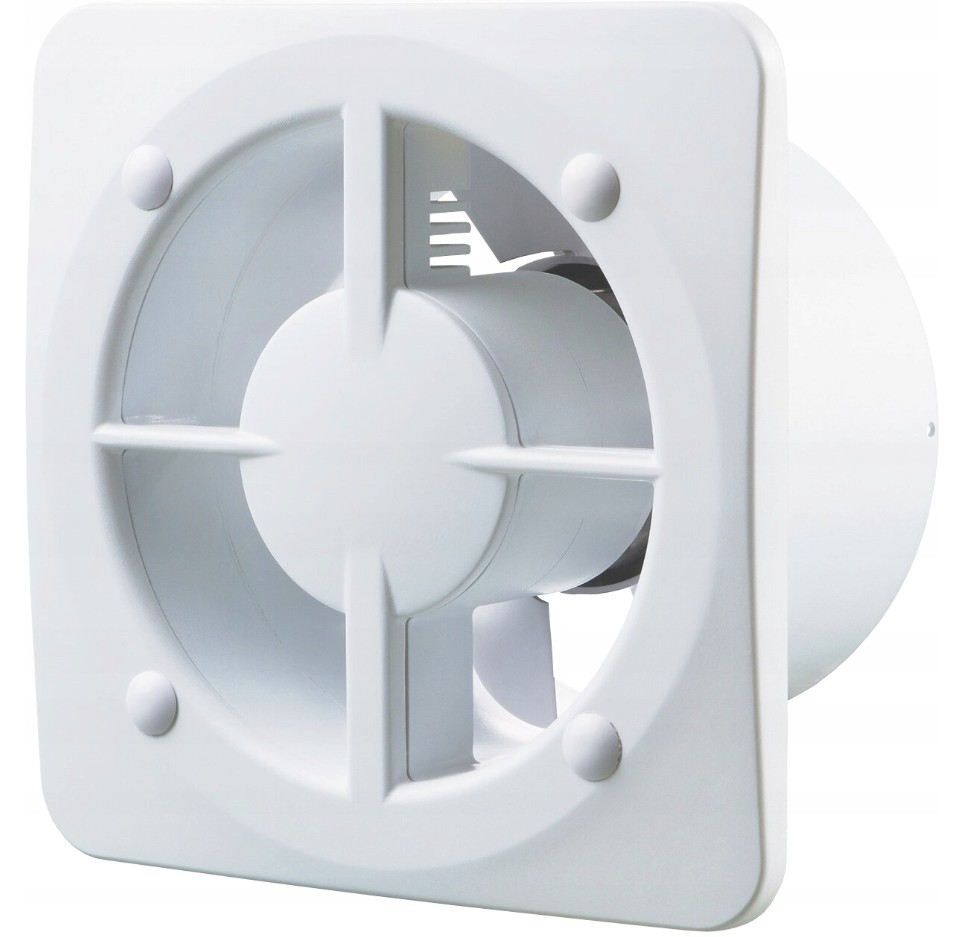 Ventilátor fi 100 mm s odtahem pro Wc Kliq Base Timer