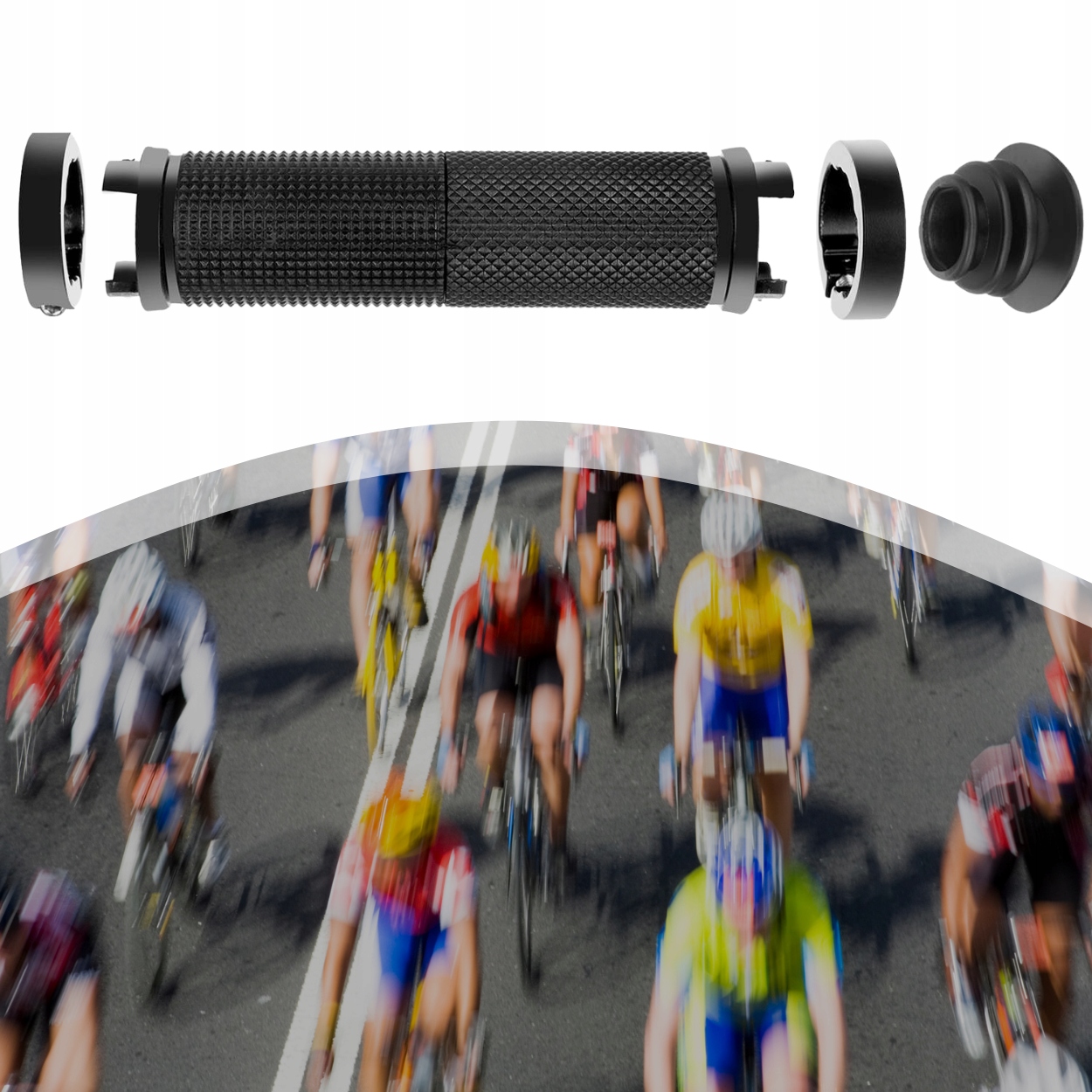 CHWYTY GRIPY ROWEROWE RĄCZKI KIEROWNICY 2 OBEJMY Model RĄCZKI KIEROWNICY