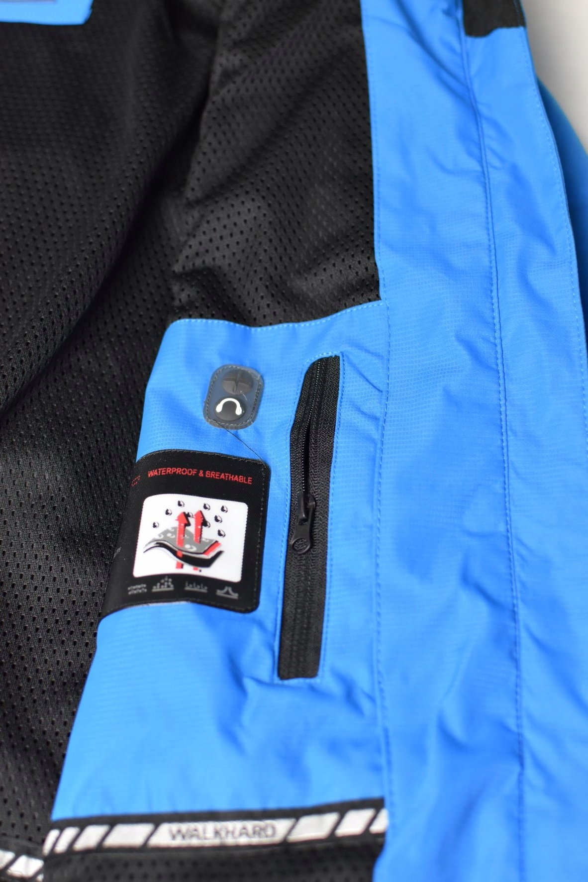 XXL-KURTKA MĘSKA PRZEJŚCIOWA WIATRÓWKA WX016 Długość do bioder