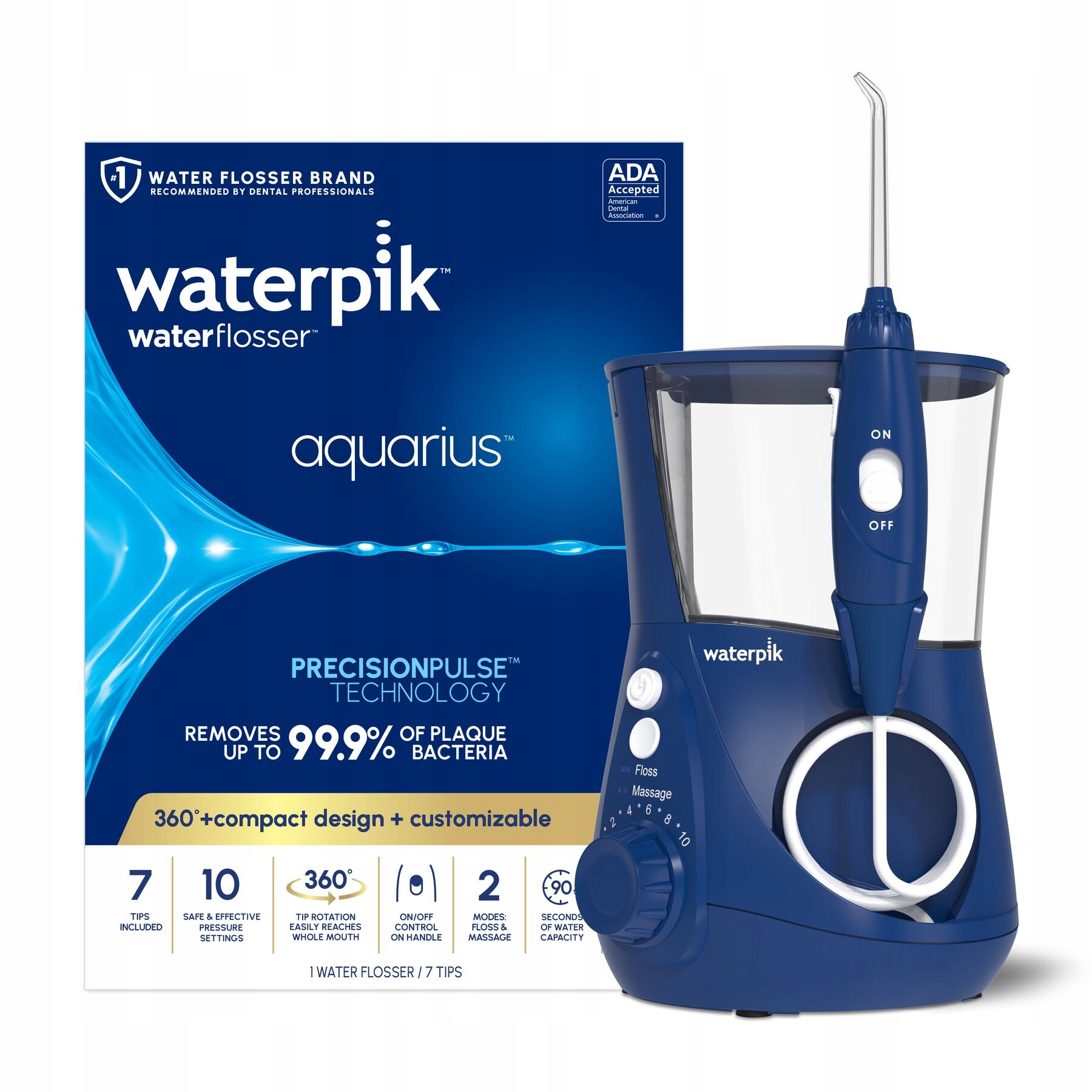 Irygator Do Zębów Waterpik WF-663 Ultra Professional Stacjonarny 6 Końcówek